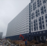 Ход строительства дома 4 в ЖК Лугометрия -