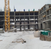 Ход строительства дома 4 в ЖК Бирюзова Парк -