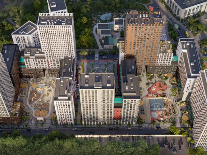 однокомнатная квартира в новостройке на ул. Тургенева, 1-4 этапы строительства, №1