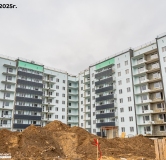 Ход строительства дома 12 в ЖК Медовый -