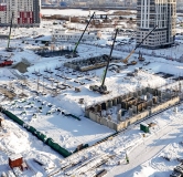 Ход строительства дома 10, корпус 1 в ЖК Остров-сад -