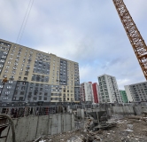 Ход строительства дома 40 (ГП-1 сек. В1) в ЖК Набережный квартал -
