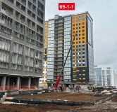 Ход строительства дома 69-1-1 в ЖК Новое Побережье -