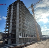 Ход строительства дома Позиция 5.1 в ЖК Октябрь парк -