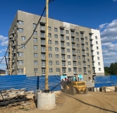 Ход строительства дома 2 в ЖК Зеленая Горка -