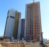 Ход строительства дома 1.1 в ЖК Философия Идеалистов на Черкасской -