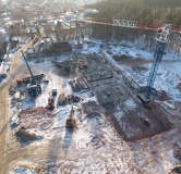 Ход строительства дома 5/1, 1 этап в ЖК Вита-парк -