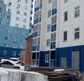 Ход строительства дома 2 в ЖК Выборная-Рябиновая -