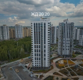 Ход строительства дома 19 в ЖК Ньютон -