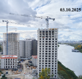 Ход строительства дома № 50 ГП 2.1 в ЖК Кедровый берег -