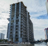 Ход строительства дома 12 в ЖК Прео-8 -