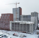 Ход строительства дома № 9, корпус 1 (ГП-1) в ЖК Остров-сад -