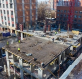 Ход строительства дома секция 1.3 в ЖК 19/56. Кварталы Телецентра -