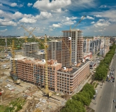 Ход строительства дома 1 в ЖК Голос Кашириных -