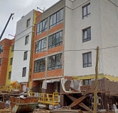 Ход строительства дома 8 в ЖК Брусницын-парк -