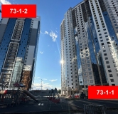 Ход строительства дома 73-1-2 в ЖК Компас -