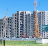 Ход строительства дома 75 в ЖК Радужные дворы -