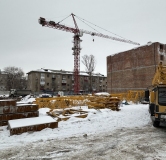 Ход строительства дома 14А, секция 3 в ЖК Классики -