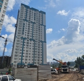 Ход строительства дома 1, корпус 3 в ЖК Серебряный -