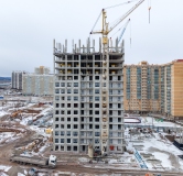 Ход строительства дома 3.2.2 в ЖК Остров на Норильской -