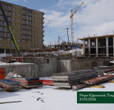 Ход строительства дома № 1.5 в ЖК Плодово-Ягодный -