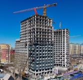 Ход строительства дома № 42, корпус 1 в ЖК Страна.Прибрежная -