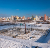 Ход строительства дома 1,2 в ЖК Прелесно -