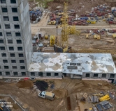 Ход строительства дома 5, секция 3.1, 3.2 в ЖК Красное Яблоко -