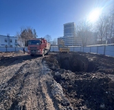 Ход строительства дома 1 в ЖК Атом -