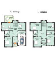 "Гамбург" 271 м² 271 м², КП Ясная Поляна - планировка