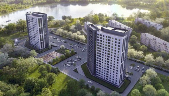 Новые дома строят в живописной локации Сормовского района в Нижнем Новгороде