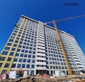 Ход строительства дома 5, 1 этап в ЖК Бульвар Оптимистов -