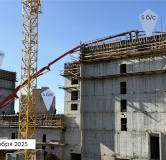 Ход строительства дома секция 4 в ЖК Вектор премиум-квартал -
