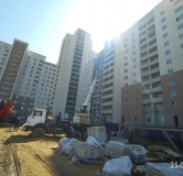 Ход строительства дома корпус 1 в ЖК 8 Марта -