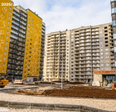 Ход строительства дома 2 в ЖК Медовый -