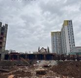 Ход строительства дома секция 1 в ЖК Нью Лайф -