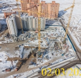 Ход строительства дома 12, 1 этап в Микрорайон Нанжуль-Солнечный -