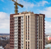 Ход строительства дома 25 в ЖК Черемушки на Приморской -