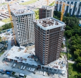 Ход строительства дома 42/1 (ГП-3) в ЖК Фора -