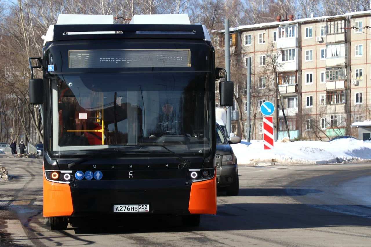 Названы интервалы движения электробусов по маршруту Э-17 в Нижнем Новгороде