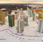 Ход строительства дома 116, корпус 39.1 в ЖК Новая Охта -
