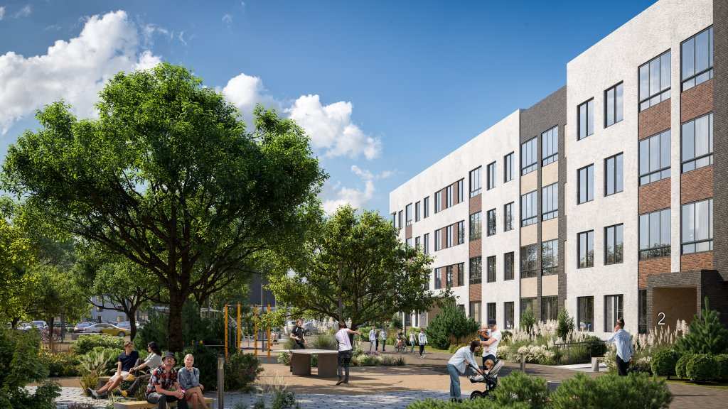 Дворы без машин появятся в новом микрорайоне комфорт-класса в Нижнем Новгороде - фото 1