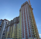 Ход строительства дома 1.4 в ЖК Нагорный -