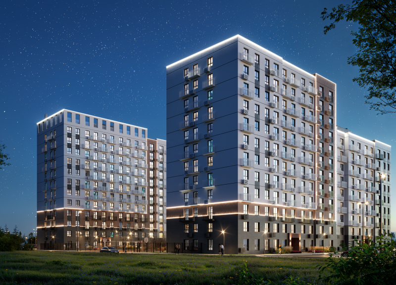 Дом Литер 18, секция В,Г в ЖК Рассвет - фото 3