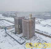 Ход строительства дома № 5.2 в ЖК Новоостровский -