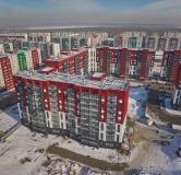 Ход строительства дома 51 в ЖК Вишневая Горка -