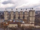 Ход строительства дома Литер 9 в ЖК Звезда Столицы - фото 7, Апрель 2021