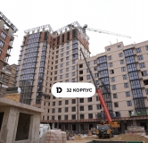 Ход строительства дома Литер 1, уч. 1642 в ЖК Парк Победы 2 -