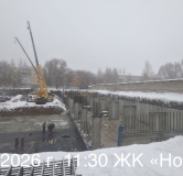 Ход строительства дома 1 в ЖК Новатор -