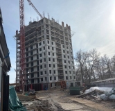 Ход строительства дома 1 в ЖК Хвойный -